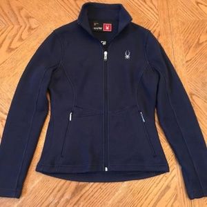 Women's Small Navy Spyder Jacket - Like NEW!